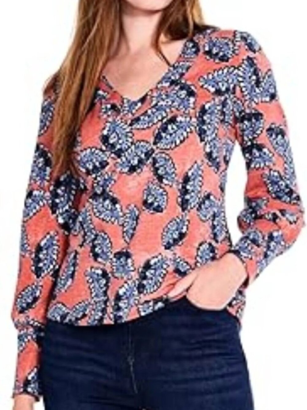 NIC+ZOE Amber Blues Top